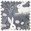 Bunny Meadows, Moonlit Grey - Roller Blind
